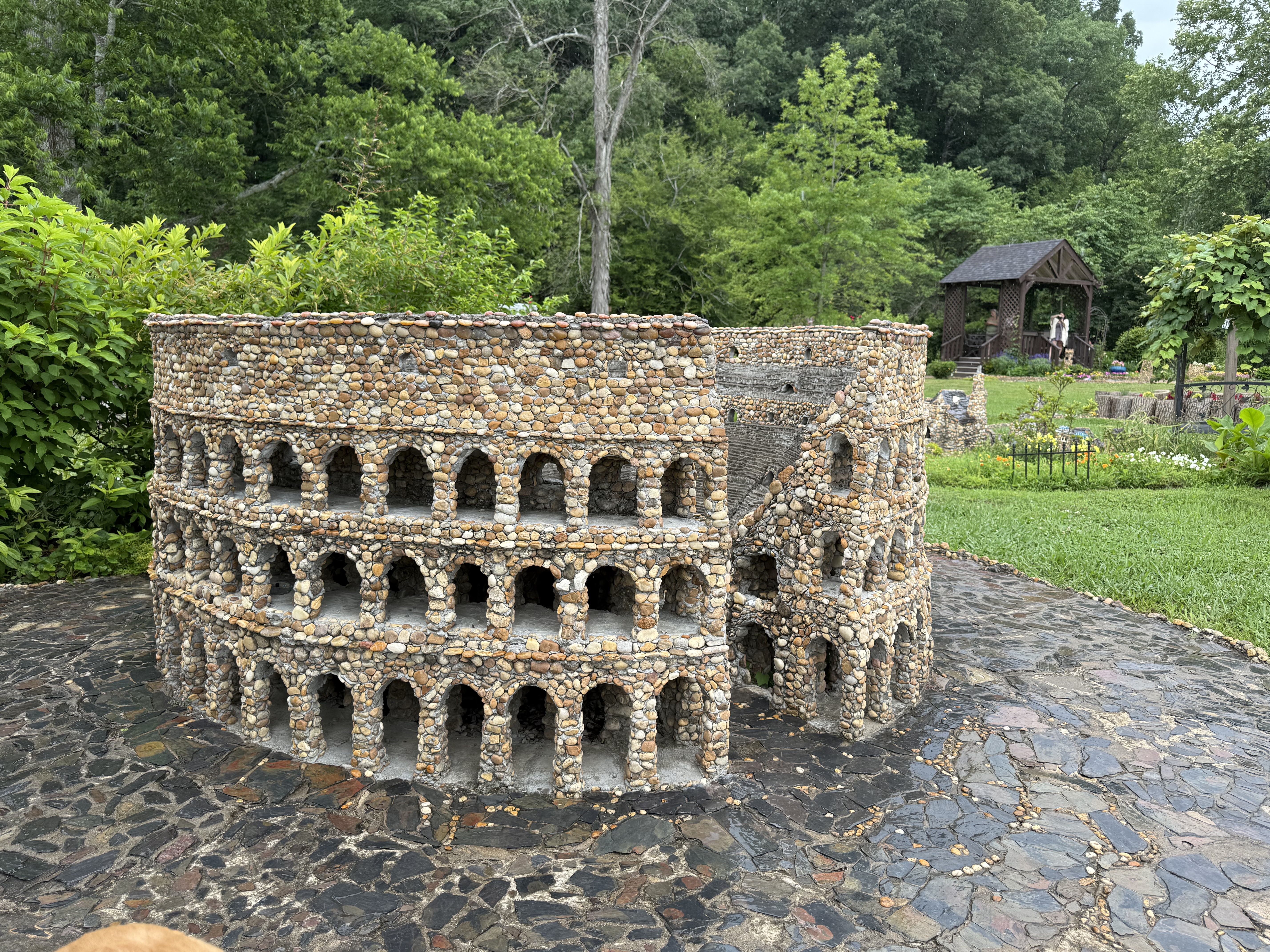 The Rock Garden — miniature stone buildings, Calhoun, GA