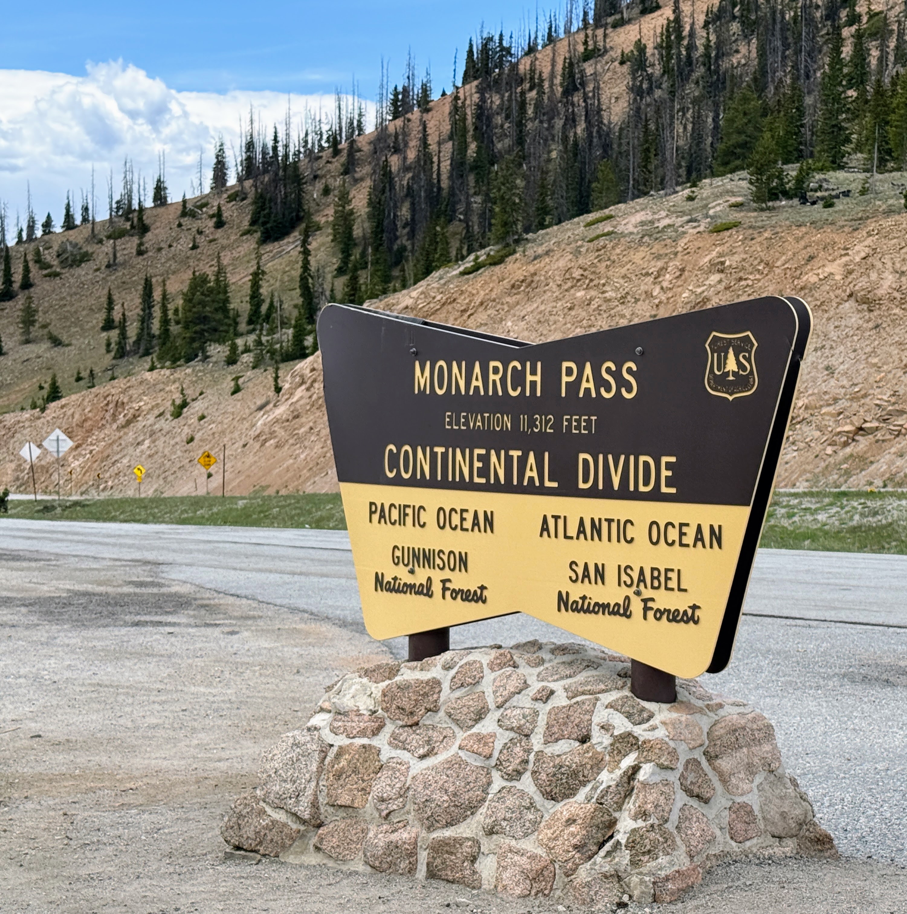 Monarch Pass — 11,312 ft, the Continental Divide