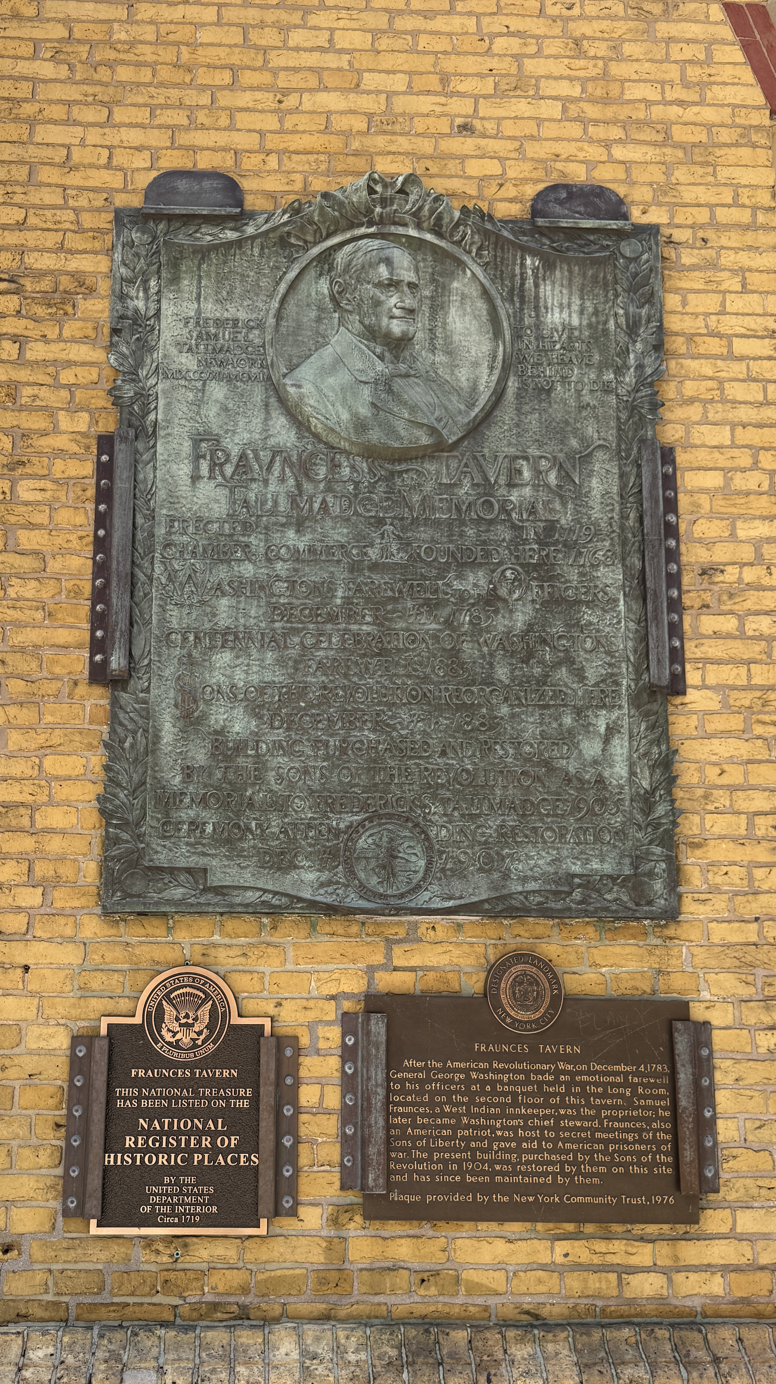 Fraunces Tavern on Pearl Street, Lower Manhattan